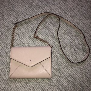 Nude Kate Spade Envelope Clutch with Strap👛